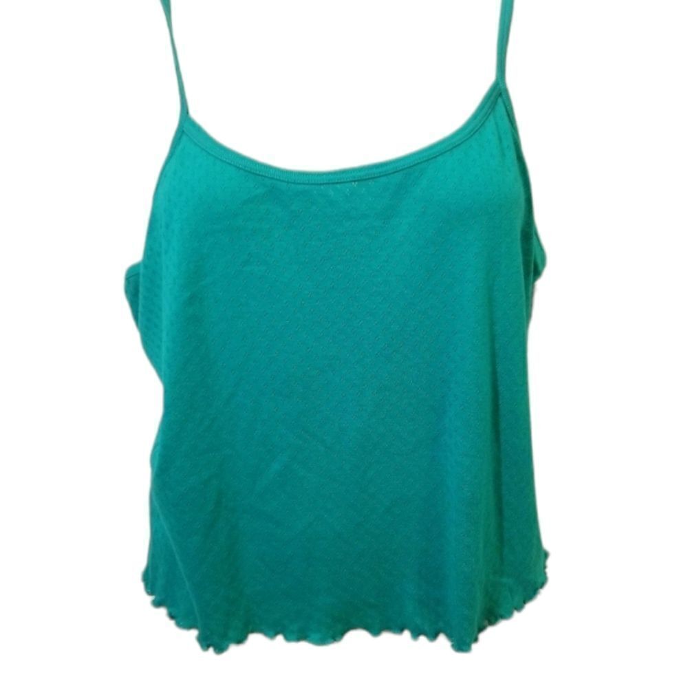 5/$25 Summer Sale!!!‎  Abound Green Knit Crop Top Sz XXL